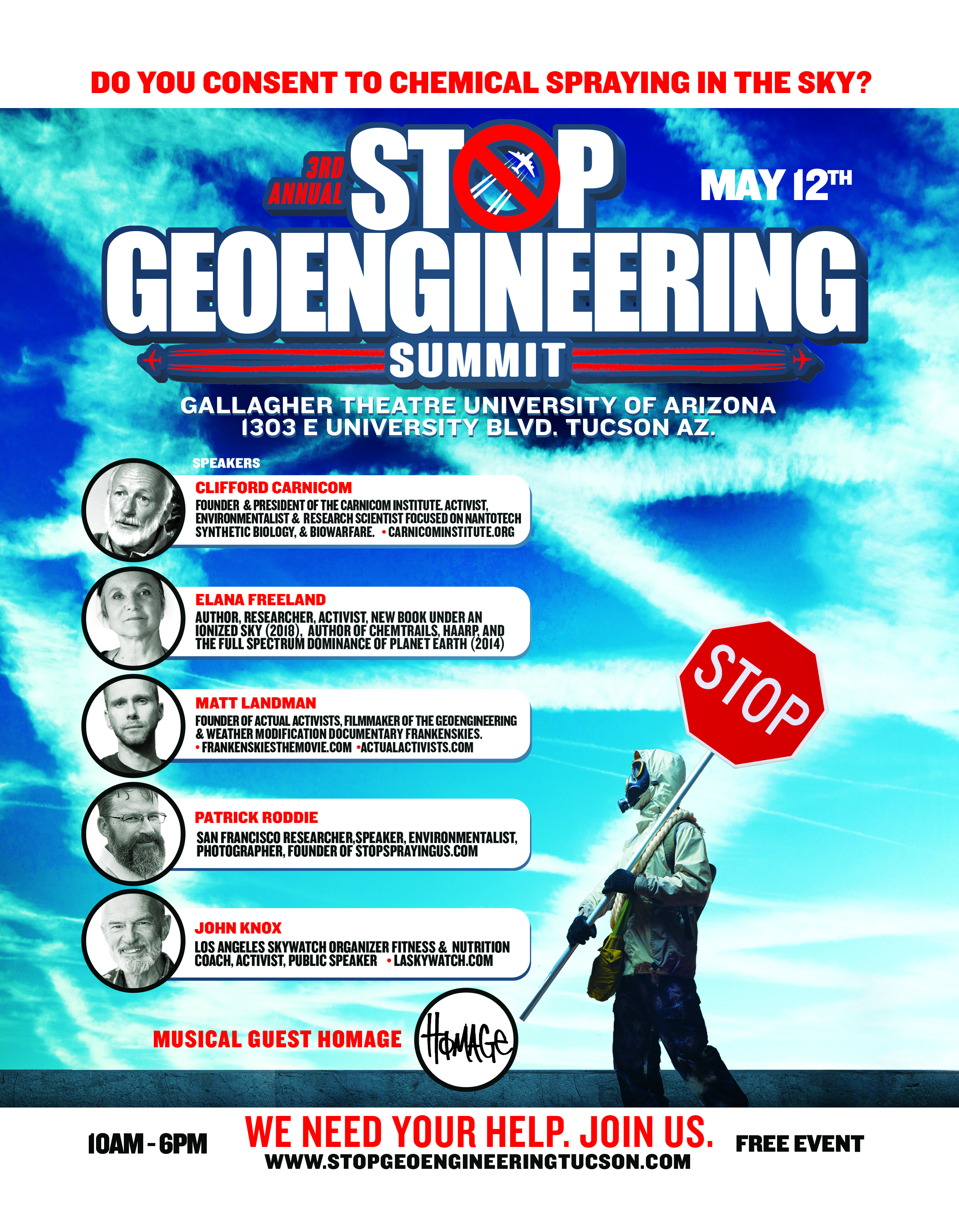 3rd Annual Global Summit to Stop Geoengineering
